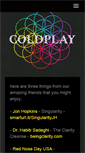 Mobile Screenshot of coldplay.de